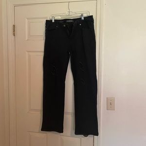 Liverpool The Slim Boyfriend Black Jeans